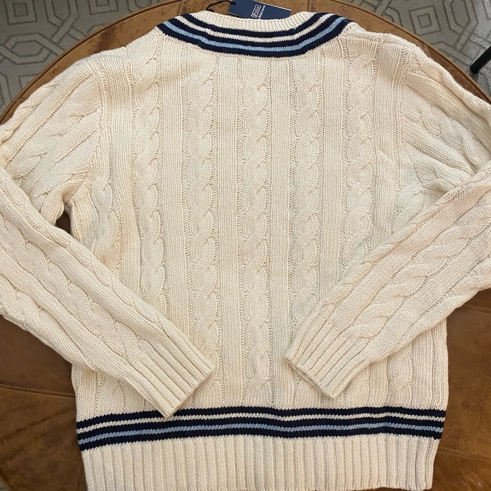 Polo Ralph Lauren Cable-Knit Logo Sweater - Picture 12 of 15
